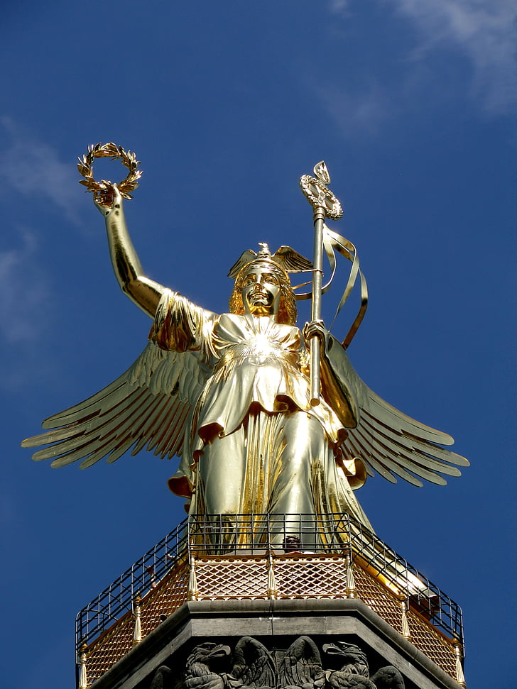 Паметник, Статуята, Берлин, пътуване, Туризъм, известни, скулптура