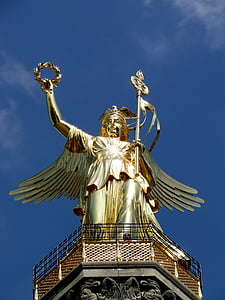 paminklas, statula, Berlynas, kelionės, turizmo, garsus, skulptūra