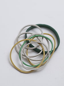 makronaredbe, elastična, žuta, zelena, bijeli, kabel, oprema