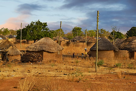 ghana, west africa, africa, village, land, country life, nature