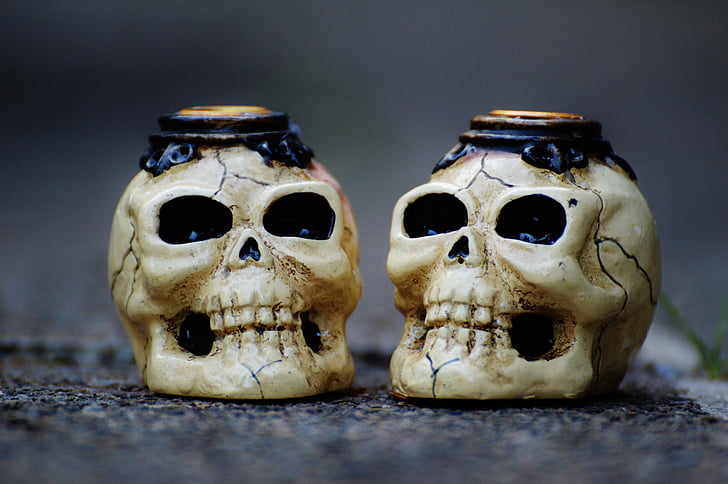 hộp sọ và crossbones, rùng rợn, halloween, hộp sọ, hộp sọ xương, kỳ lạ, đáng sợ