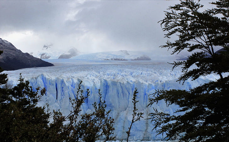 geleira, Glaciar Perito moreno, paisagem, Argentina, Patagônia, Calafate, Sul da argentina