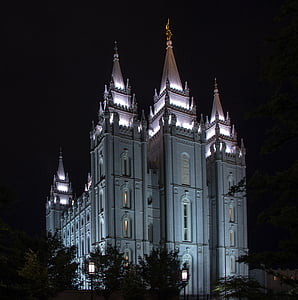 Salt lake city, Utah, Hoa Kỳ, quảng trường đền thờ
