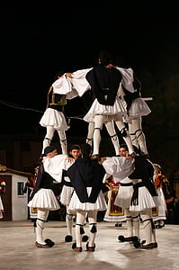 Grčka, narodne, ples, grčki, tradicija, tradicionalni, ples