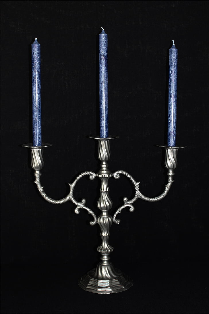 candlestick, tin chandeliers, three-armed, home decor, setup, style, tin