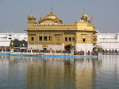 Golden temple, uskonnollinen, Intia, temppeli, uskonto, muistomerkki, palvonta