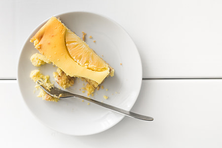 cake, cheese, cheesecake, yellow, white, plate, above