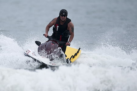 motos aquàtiques, l'aigua, velocitat, esport, ràpid, passeig, Mar