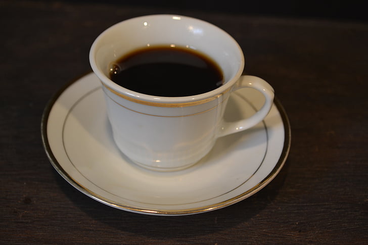 Cup, kaffe, Pires, kop kaffe, morgenmad, porcelæn kop, porcelæn