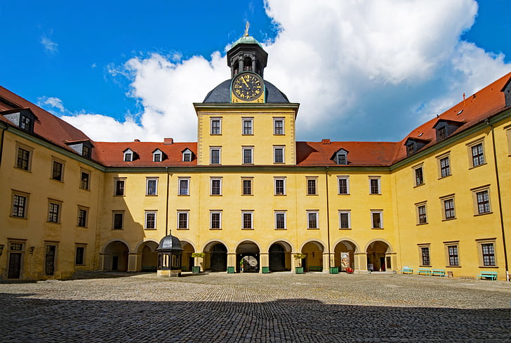 Moritz castle, Zeitz, Sachsen-anhalt, Tyskland, slottet, Museum, attraksjoner i moritzburg