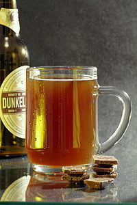 bira, karanlık, bir bira bardağı, Kupası, alkol, karamel, çikolata