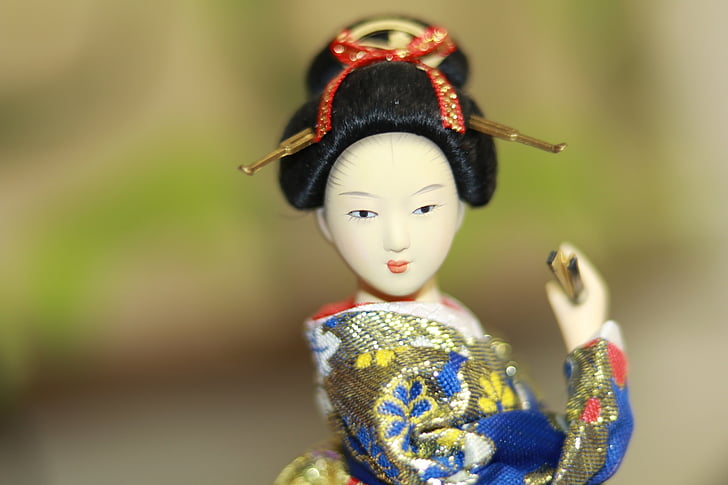 gejša, japanski, dama, žena, Japan, tradicionalni, djevojka
