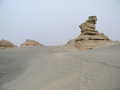 Turismo, forma de relieve, Dunhuang, desierto, China
