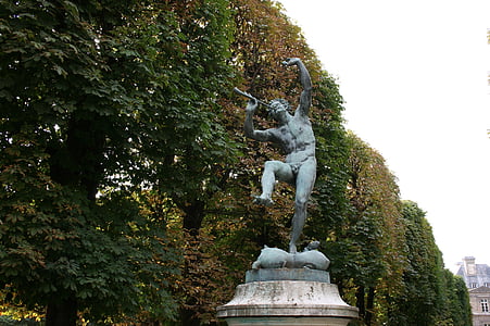 Jardin du luxembourg, Luxembursko, sochárstvo