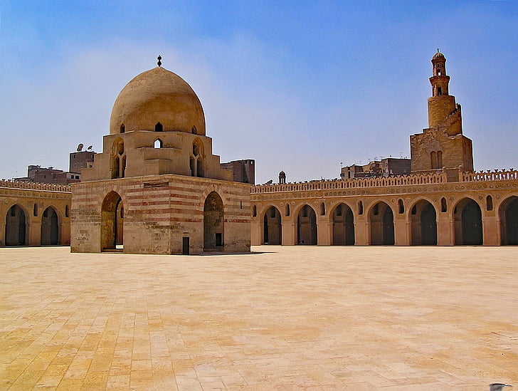 Ibn tulun, Mesquita, Cairo, Egito, África, África do Norte, locais de interesse