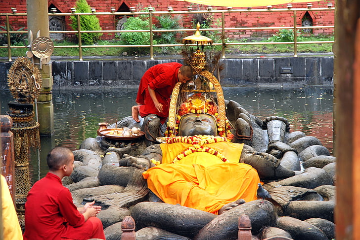 Népal, hindouisme, moines