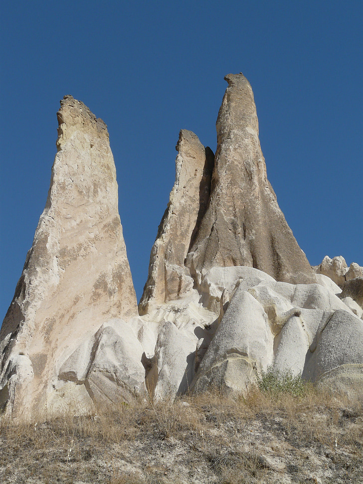rock, tower, great, tufa, rock formations, erosion, valley of roses