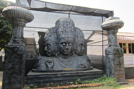 Shiva, Elephanta eiland, Hindu, India, Hindoeïsme, Shiv, religie