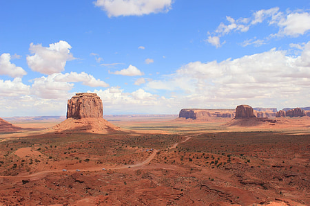 背景, 沙漠, 岩石, 自然, 美国, 山, 多彩