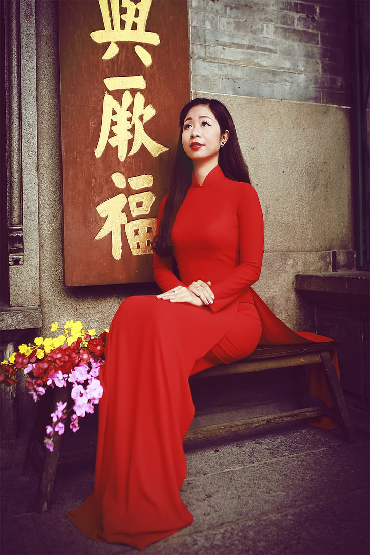 spring, the lunar new year, sour, women, people, one Person, females