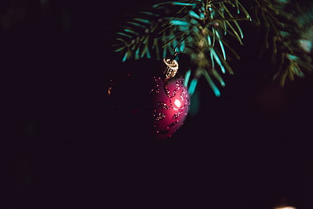 arte, palla, sfocatura, luminoso, celebrazione, Natale, sfere di Natale