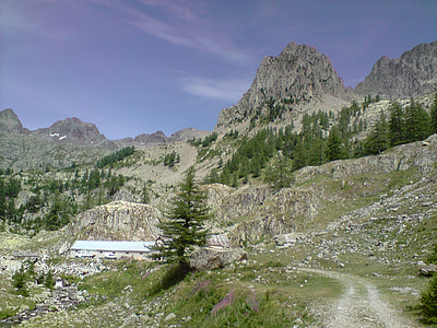 gorskih, Mercantour, pohodništvo, Alpe, narave, evropskih Alp, poletje