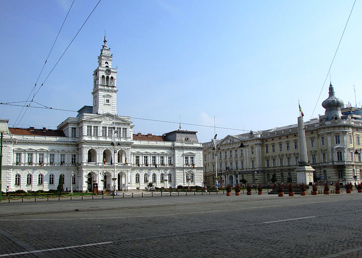 Arad, Transylvania, Center, arkitektur, borgermesterens kontor