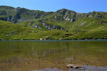 tó, Garfagnana, upstream, Prado, Toszkána, Olaszország