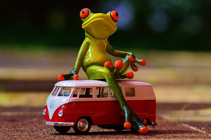 VW, Bulli, grenouille, VW bus, Volkswagen, Camping-car, Auto