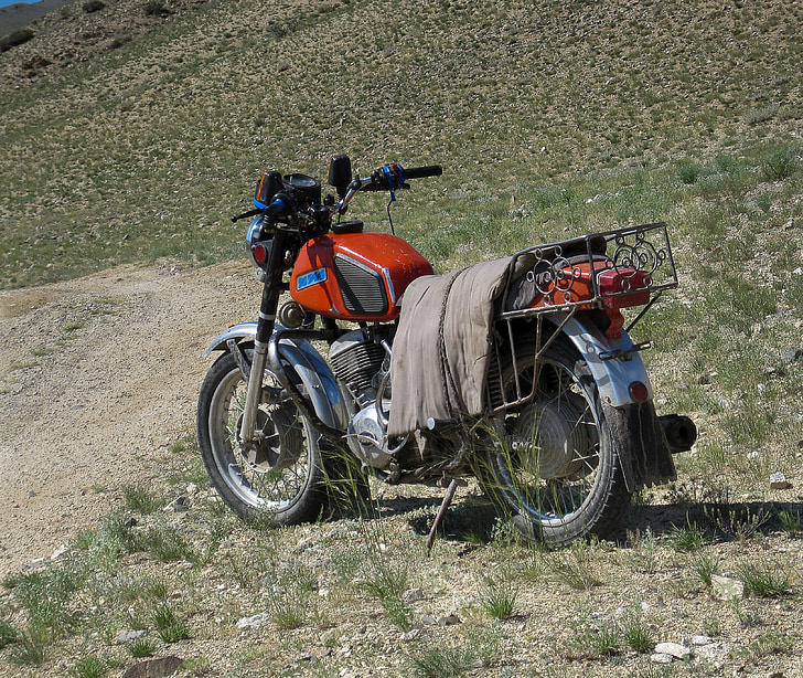 Mongolsko, motocykel, stepi, Cestovanie