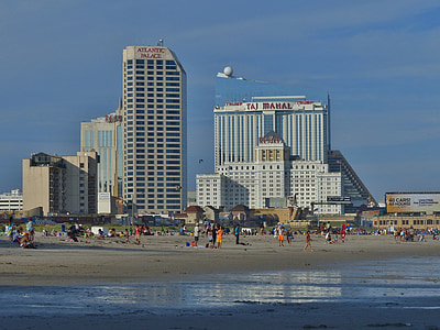 Atlantic, City, Ocean, Beach, Hotel, Casino, loma