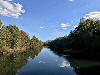 Georgia, Estados Unidos, orilla del río, paisaje