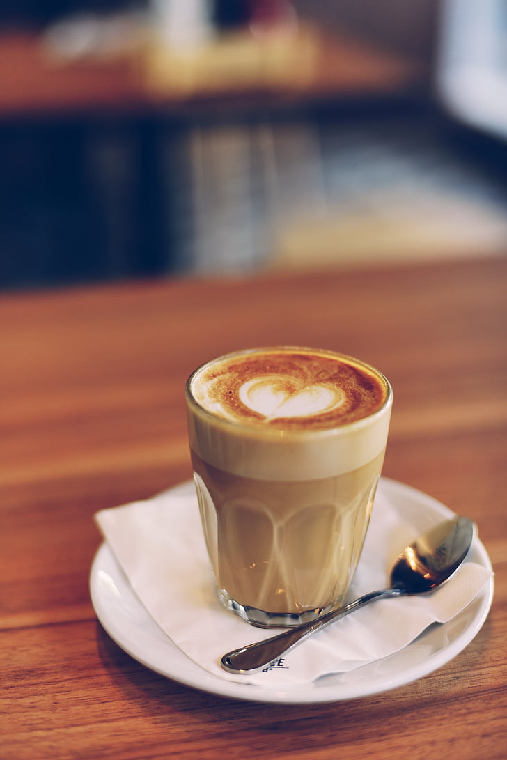blur, breakfast, caffeine, cappuccino, close-up, coffee, coffee cup