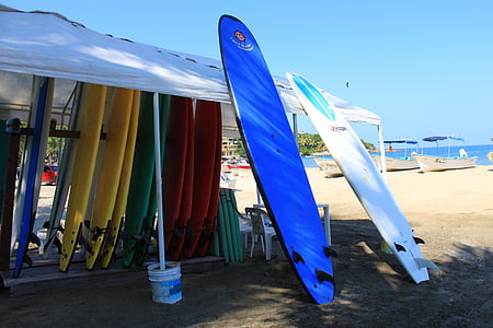 beach, mexico, sayulita, surfboard