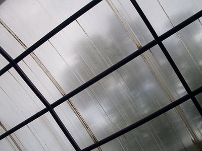 cubierta, estructura, translúcido, acero, marco
