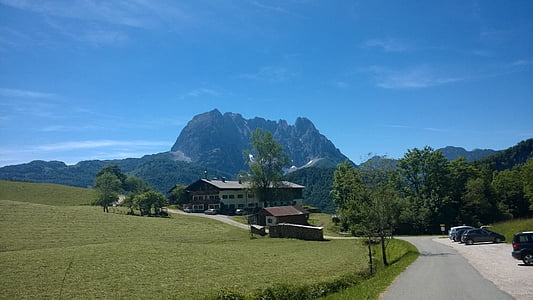 wilderkaiser, montanhas, Panorama