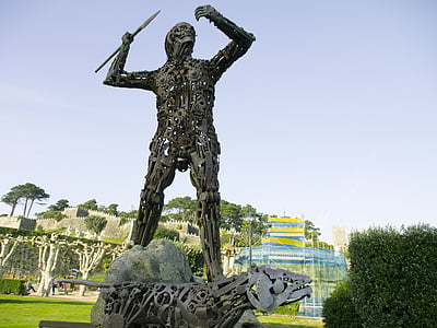 Baiona, paque, Statue, ajalugu, arhitektuur, skulptuur, Monument
