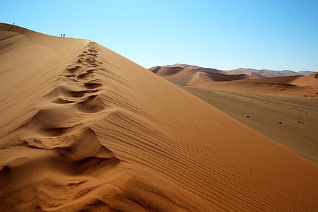Dune, Namibia, Sossusvlei, Big mama, piasek, Natura, krajobraz