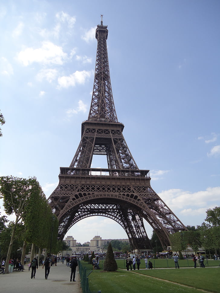 Eiffel, toren, bestemming, Parijs, Frankrijk