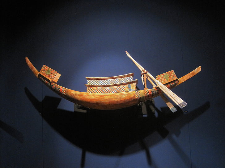 tutankhamun, egyptian, vessel, display, treasure, find, historic