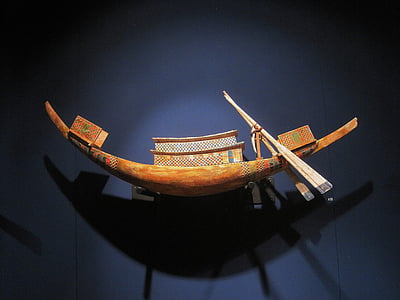 Тутанхамон, Египетский, судно, дисплей, сокровище, найти, Исторический