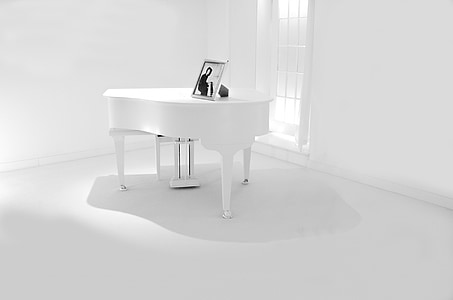 piyano, Beyaz, Klasik, cila, Klasik, Not, melodi