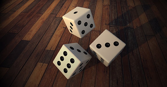 Cube, jouer, au hasard, chance, points, yeux de numéros, cube magique