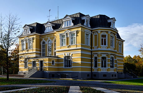 erckens villa, arkitektur, bygning, historisk set, Grevenbroich, Villa