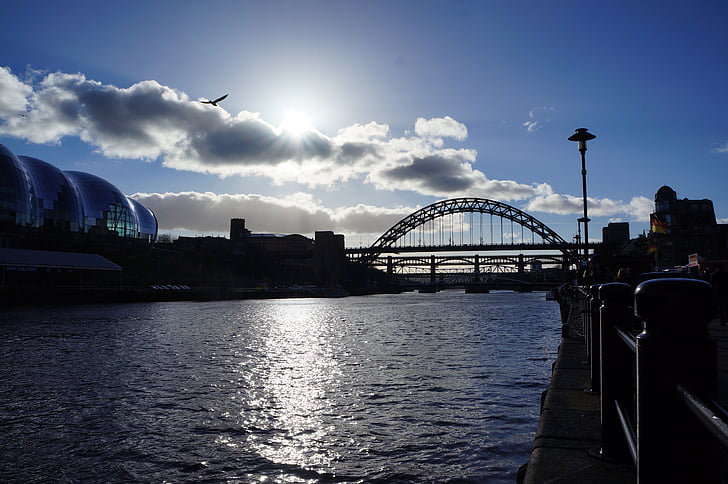 Newcastle, Veľká Británia, Most, Tyne, Anglicko, zaujímavé miesta, Architektúra