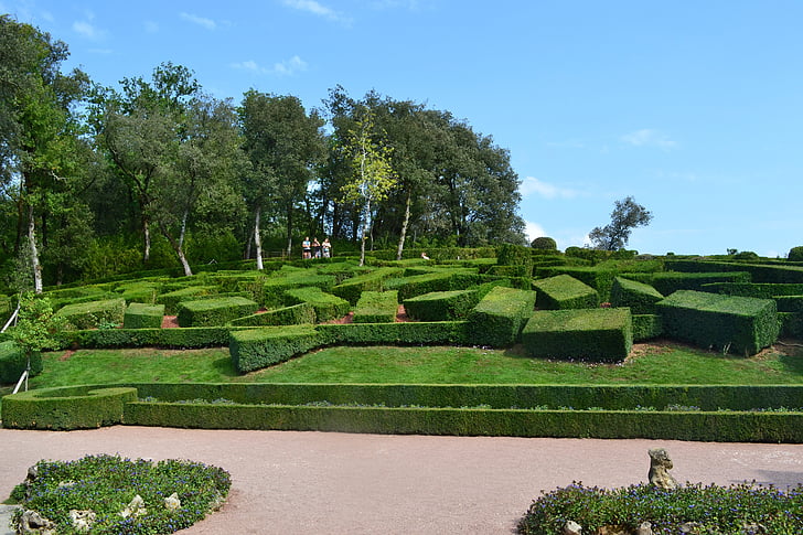 boxwood, bush cut, bushes carved, maze, garden, french garden, marqueyssac garden