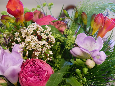 bukiet, SIA, Róża, Natura, kwiaty, romantyczny, kolorowe