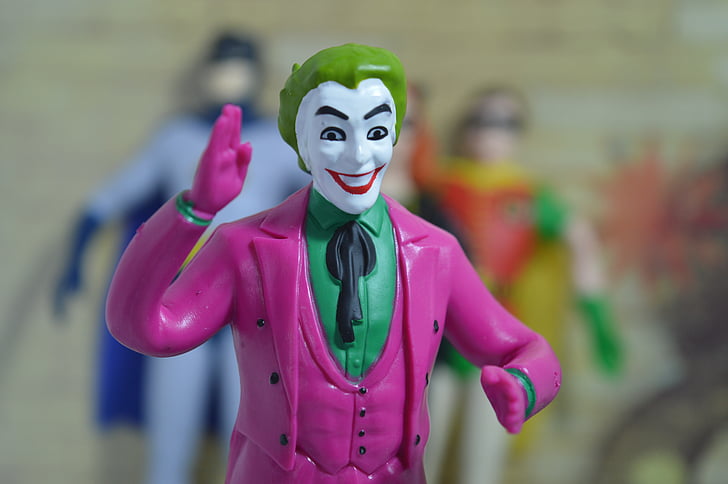 Joker, personajul negativ, benzi desenate, caracter, Figurina, super-erou, bufon