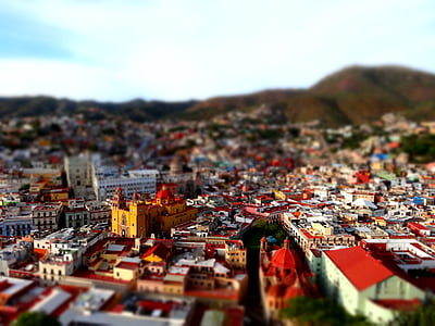 visninger, Mexico, vakker utsikt, farge