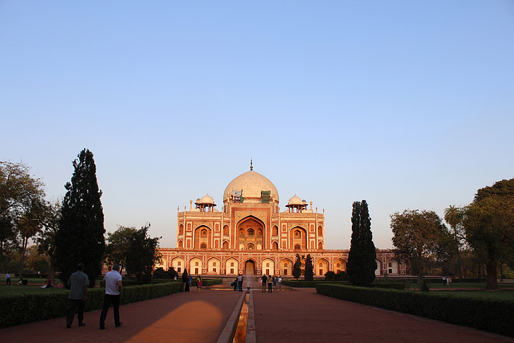 Humayun, kaps, pieminekļu, arhitektūra, akmens, Delhi, mauzolejs
